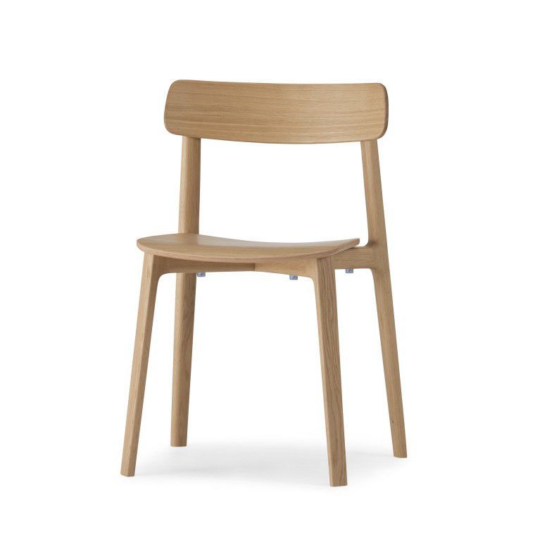 Contemporary dining chair - AATOS - CondeHouse - oak / wooden base ...