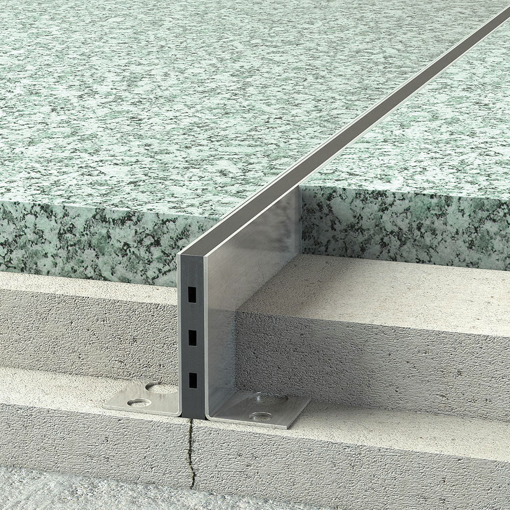 Neoprene® expansion joint MICRATEC NL/ND Vexcolt UK aluminum / stainless steel / brass