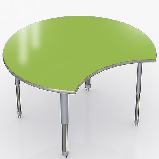 Contemporary work table DRY ERASE Allied laminate / metal base