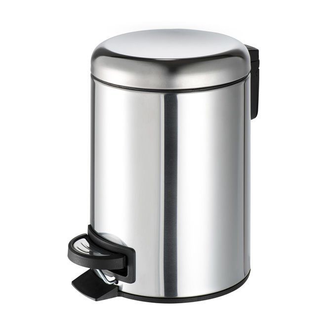 Bathroom litter bin - 91643 - Geesa - floor-standing / chromed metal ...