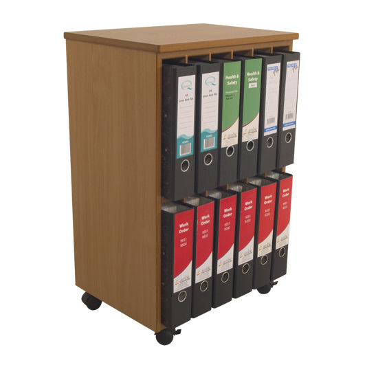 Low filing LEVER ARCH ambic educational MDF / on casters