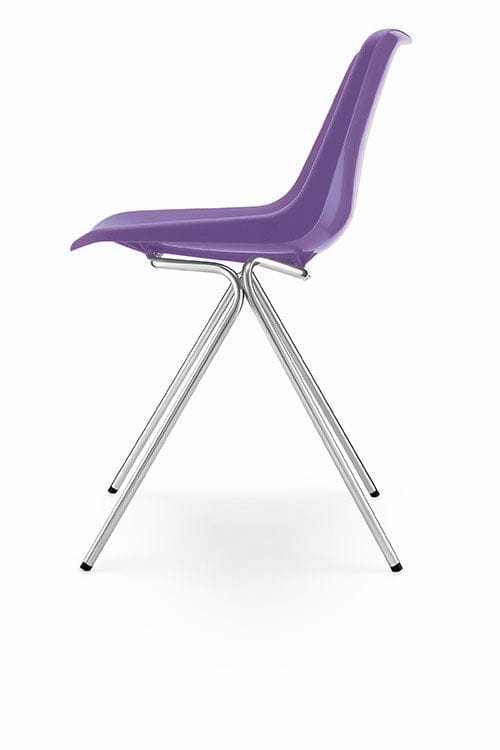 Contemporary chair - POLYSIDE - hille - indoor / chrome / home Contemporary chair - POLYSIDE - hille - indoor / chrome / home