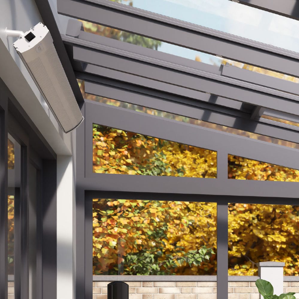 Ceilingmounted infrared patio heater DEGUKHEATZON2400BLACK