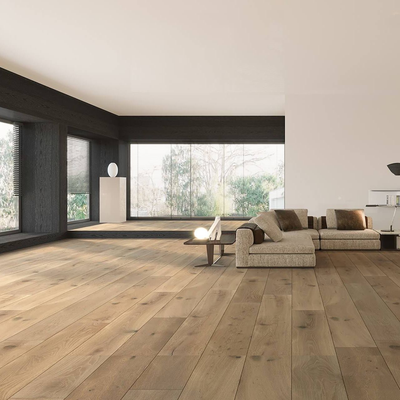 Engineered parquet floor - OLD STORY CHATAIGNE - Décoplus Parquets - glued / floating / oak