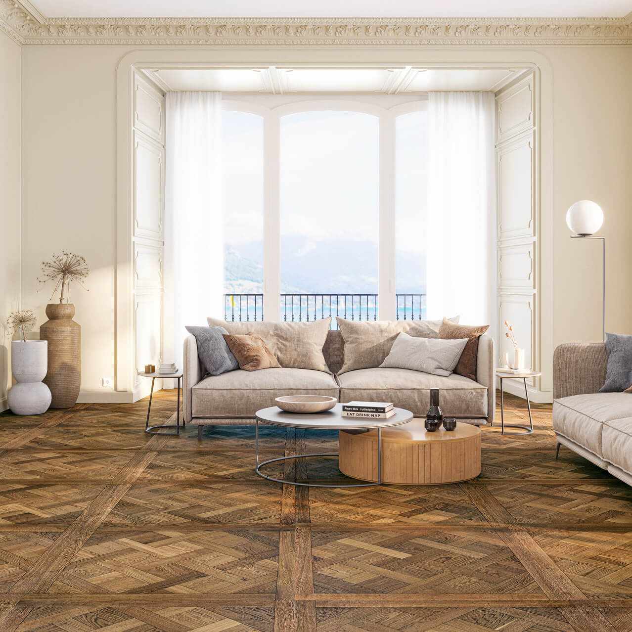 Engineered parquet floor - DALLES DE VERSAILLES - Décoplus Parquets ...