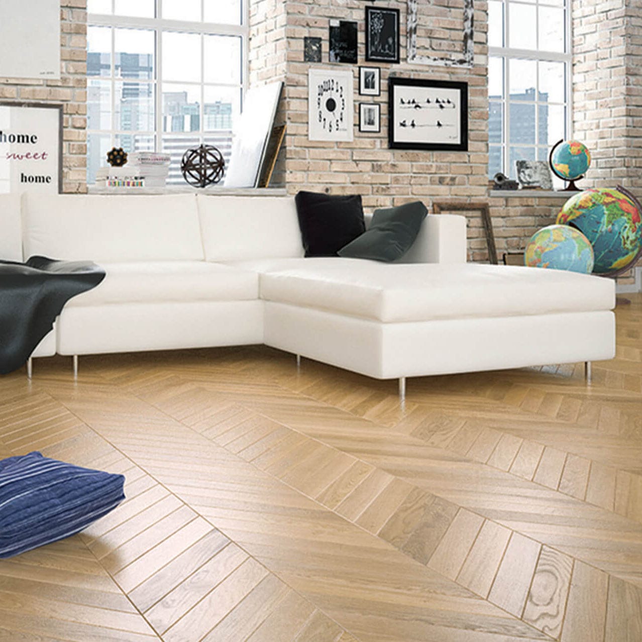 Solid parquet floor - NOBLESS NATUREL - Décoplus Parquets - oak ...