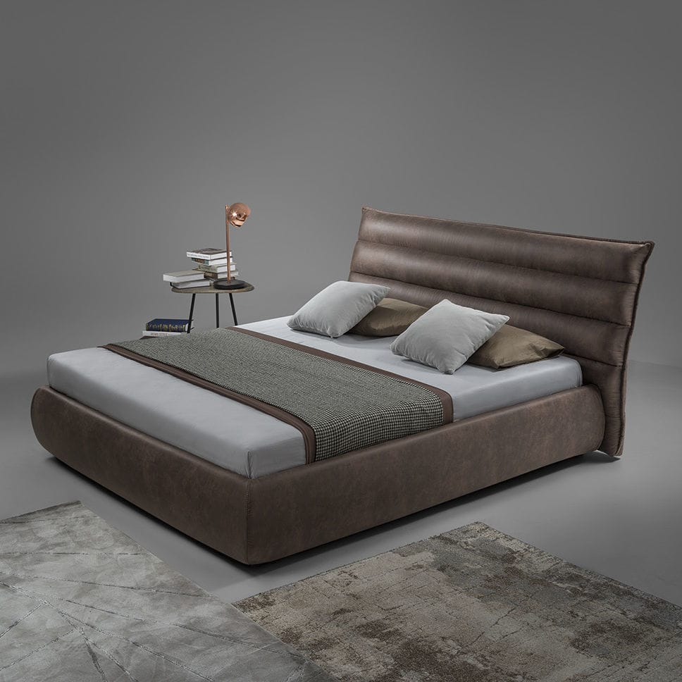 Double bed Vertigo FPM TUTTOMOBILI contemporary / upholstered