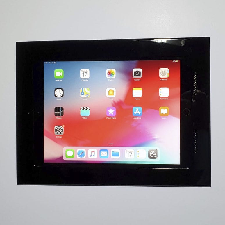 Wallmounted iPad® holder 0021616BL WallSmart home