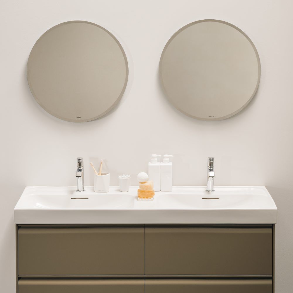 Countertop washbasin - H814112 series - LAUFEN - porcelain / high-gloss ...