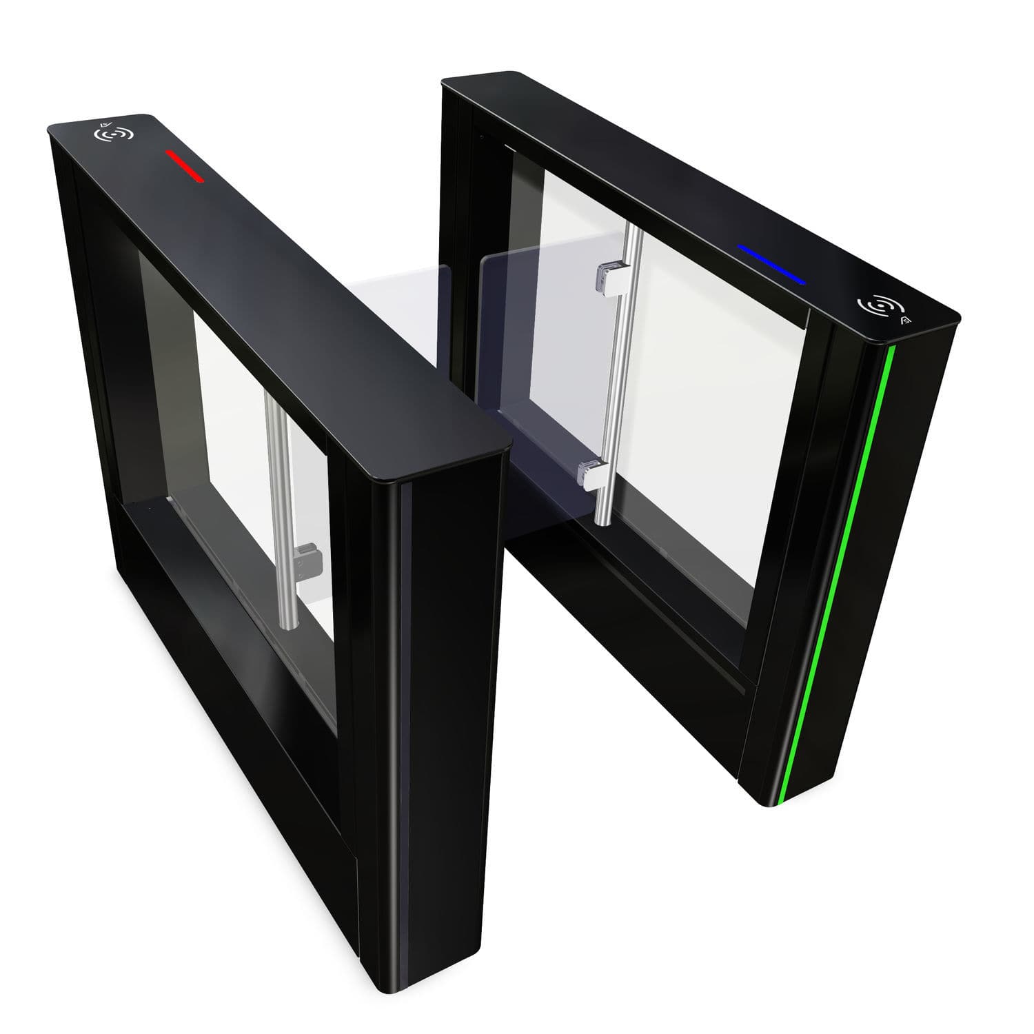 Access control speed gate FIRSTLANE AUTOMATIC SYSTEMS glass