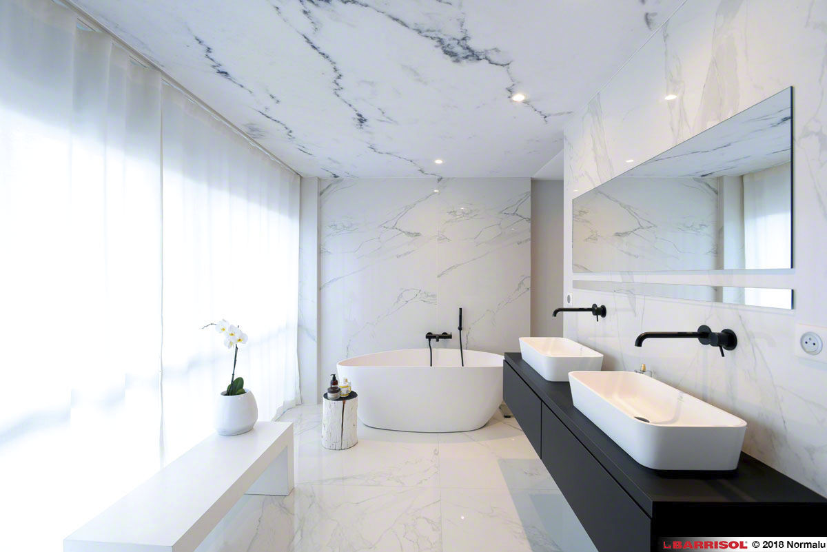 Printed Stretch Ceiling Marble Effect Barrisol