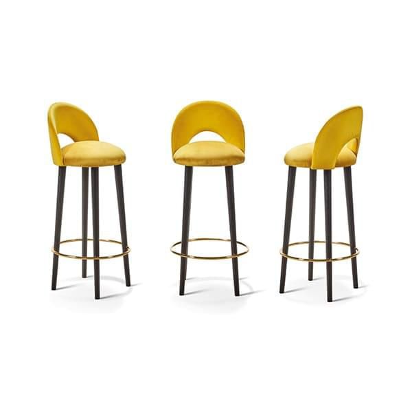 Traditional bar chair VCH420 Voila Spanish Furniture S.L. fabric