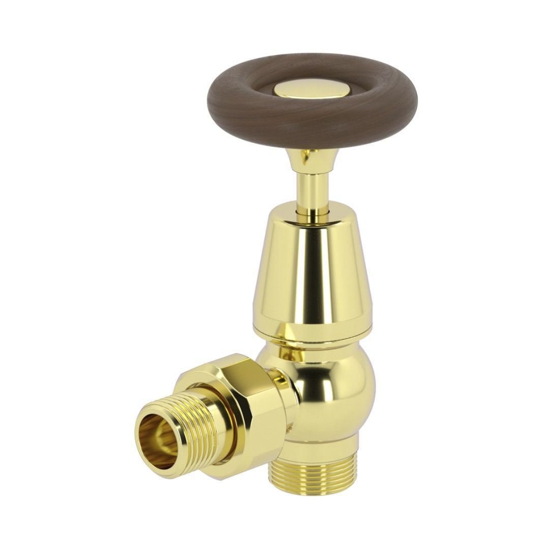 Radiator shutoff valve PARIS brass