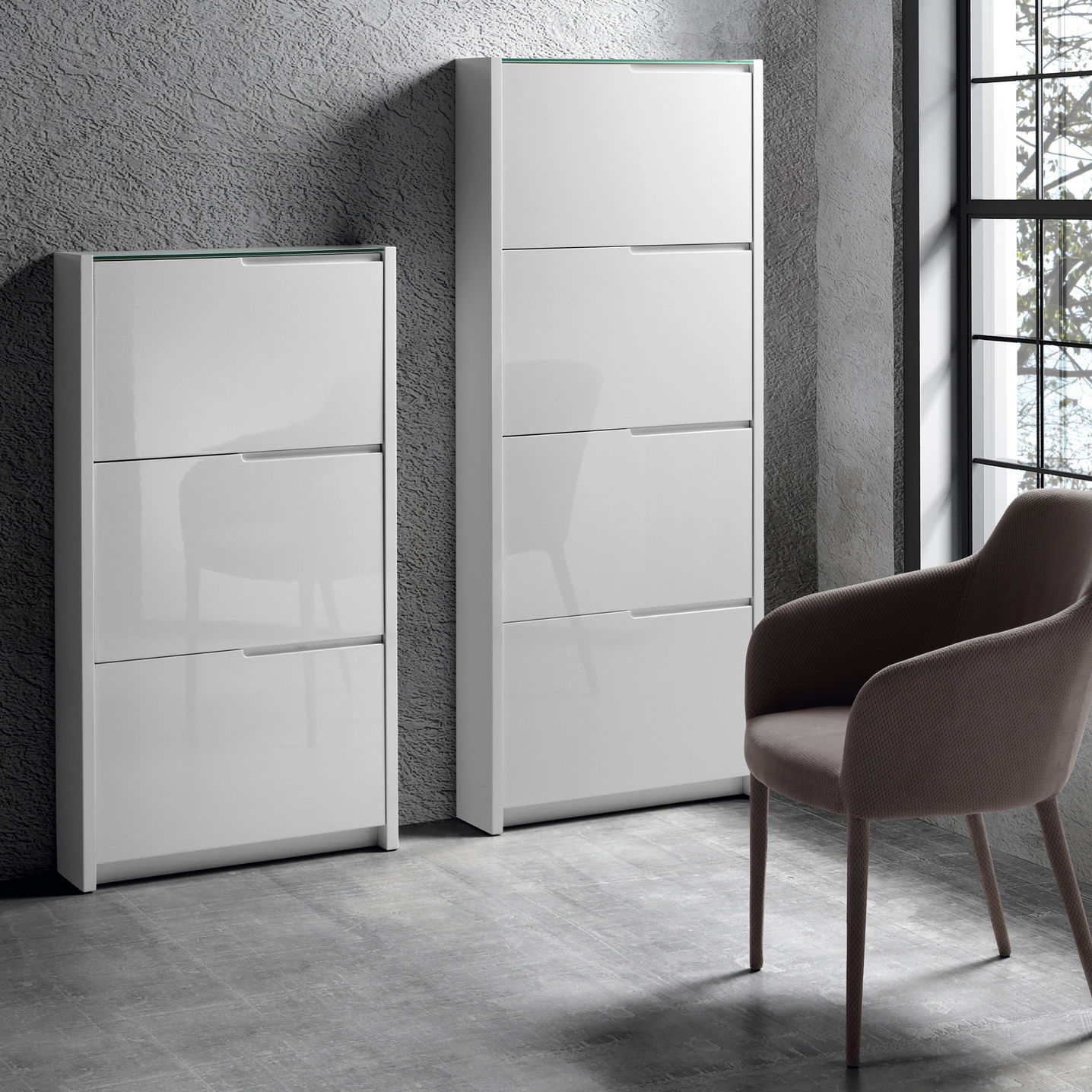 Contemporary shoe rack ZAP CAMINO A CASA MDF / white