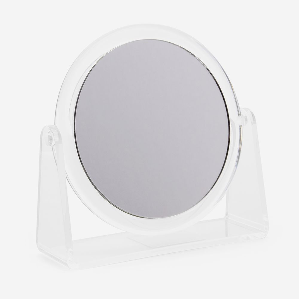 Table bathroom mirror TITI BATH BAZAAR contemporary / round / acrylic
