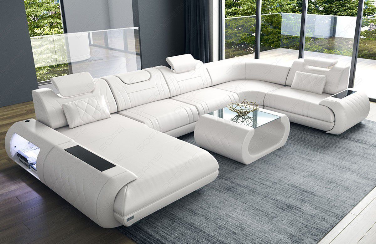 Modular sofa - Rimini U - Sofa dreams - corner / contemporary / blue