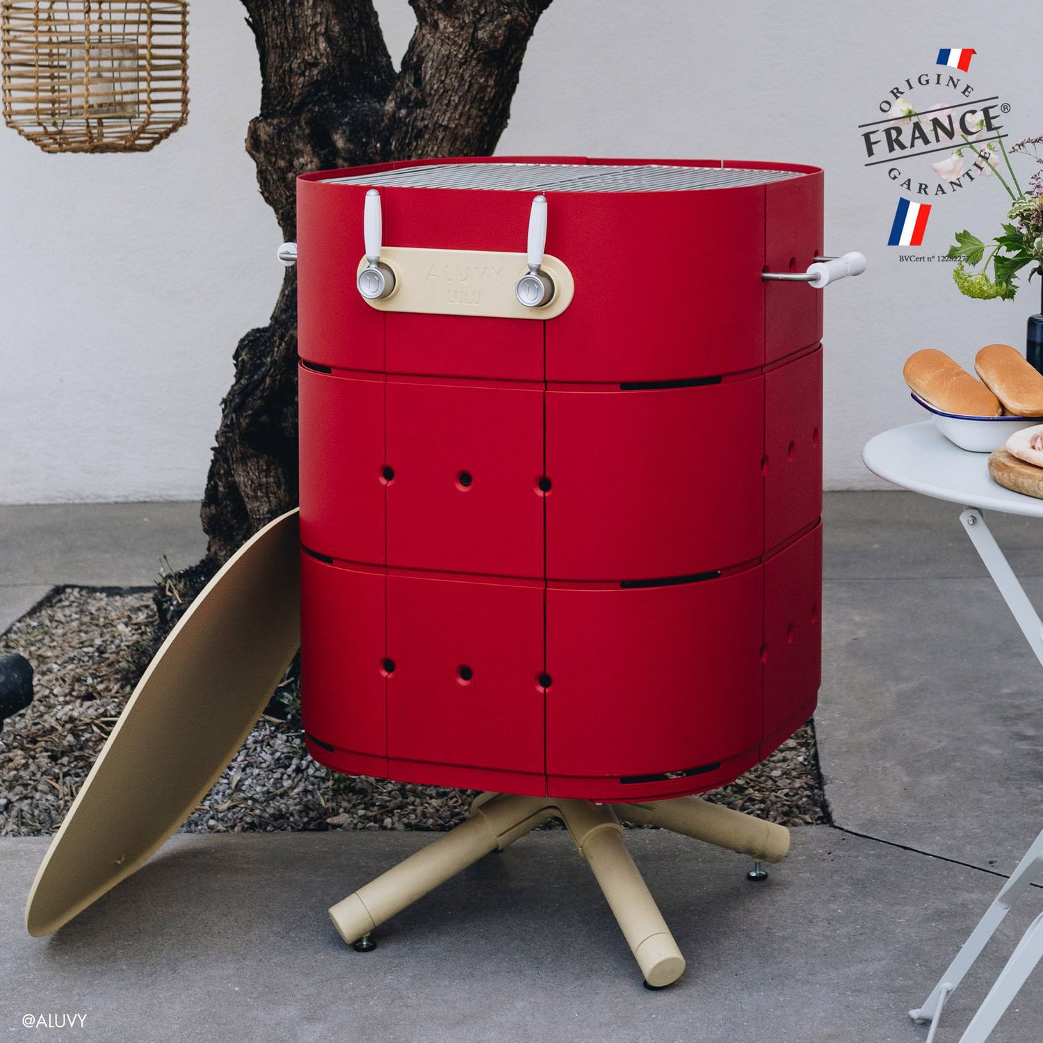 Gas barbecue LULU ALUVY commercial / freestanding / floorstanding