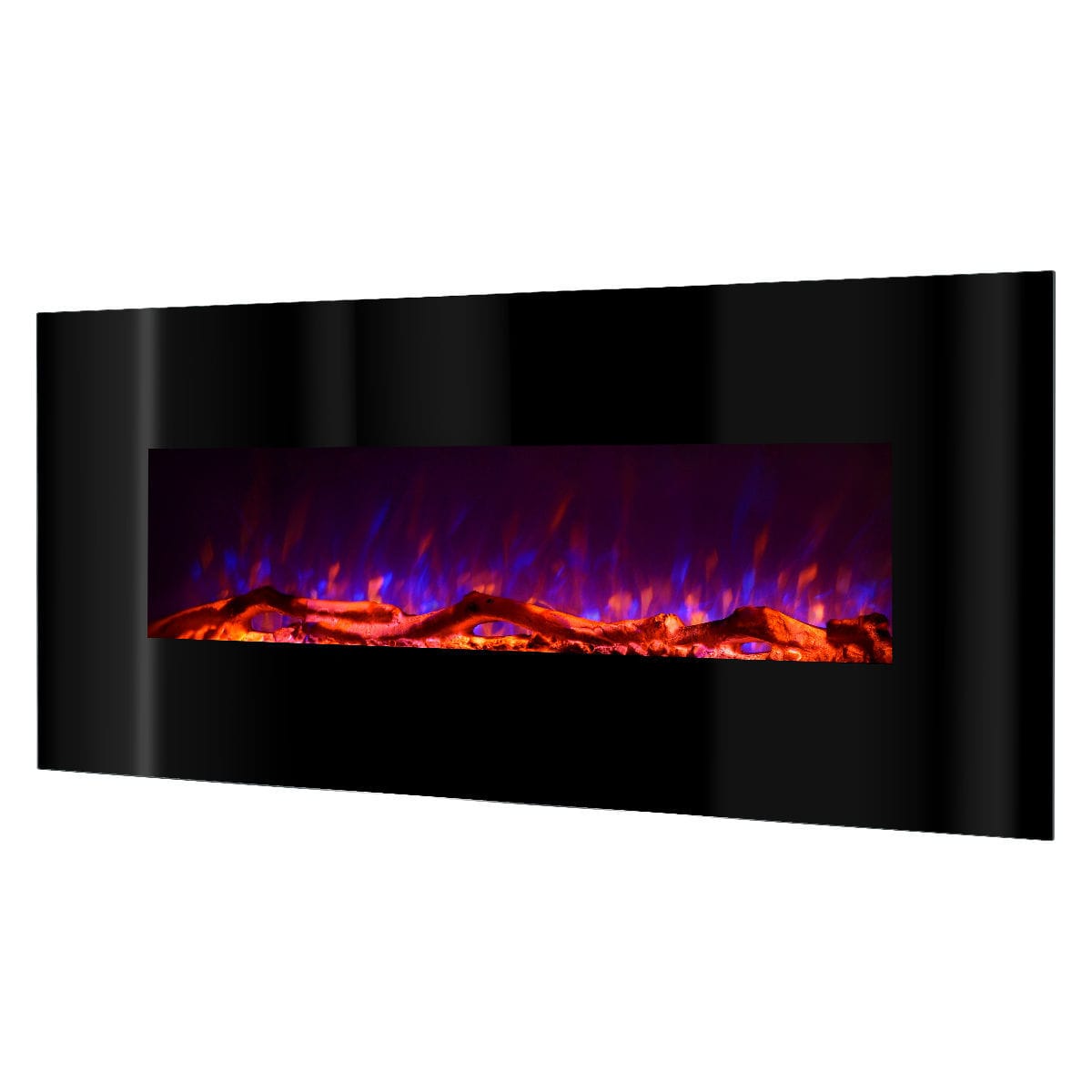 Electric fireplace - Madrid Led black - Art Flame - contemporary / wall ...