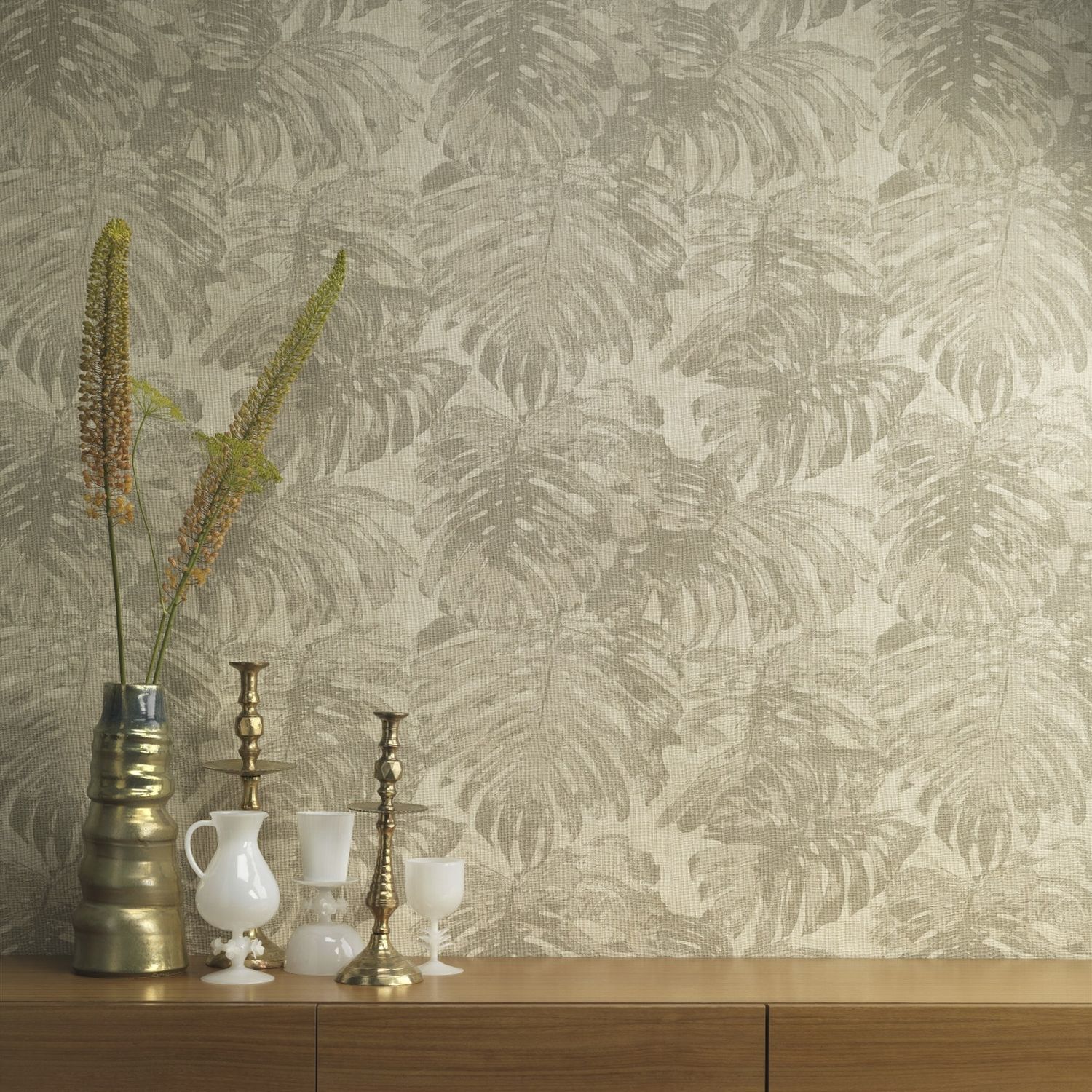 Contemporary wallpaper - CASSOLO - CARLUCCI - vinyl / nature pattern ...