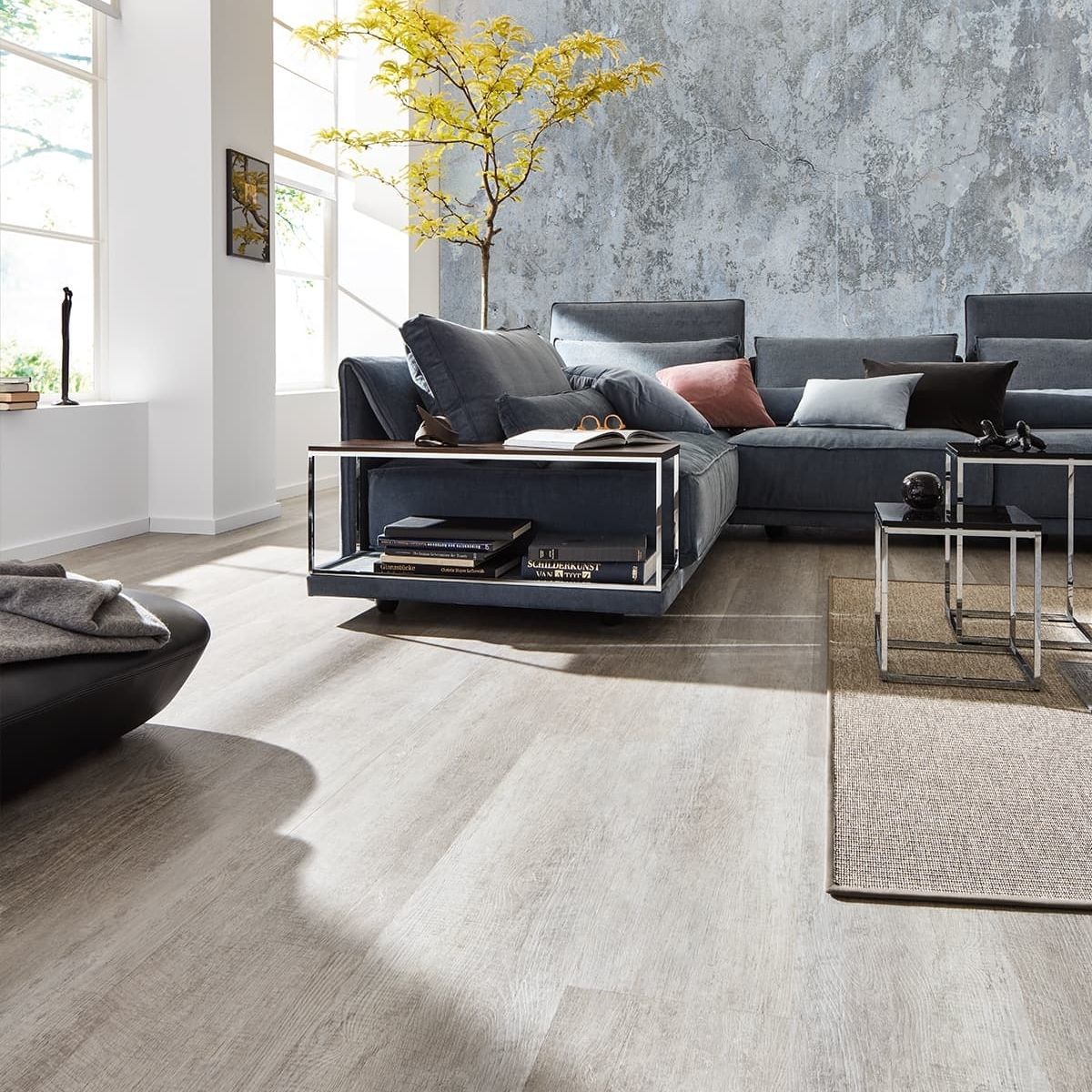Vinyl flooring - GREIGE WASHED OAK - JAB ANSTOETZ FLOORING
