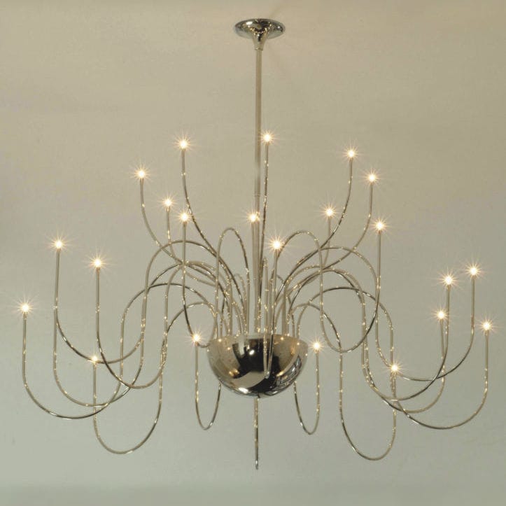Contemporary chandelier MESA 24 VS manufaktur metal / candelabra