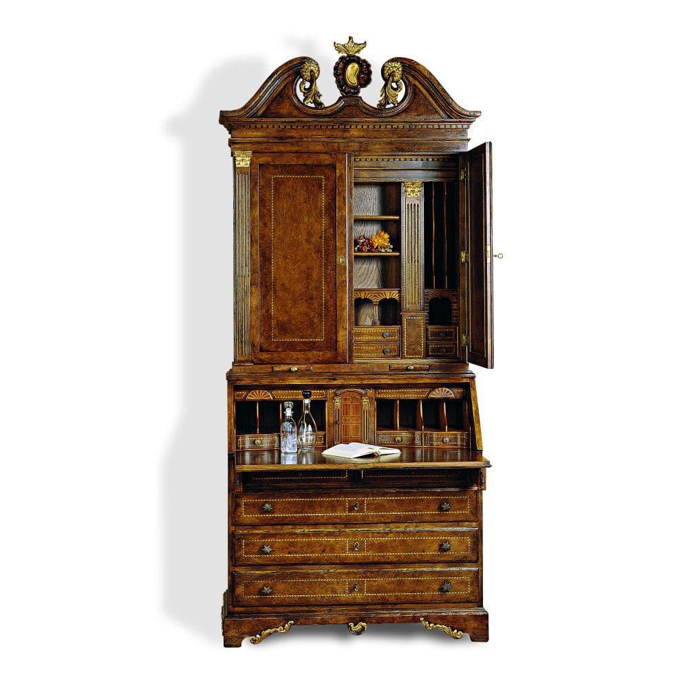 High sideboard B11 Francesco Molon classic / oak / with writing desk