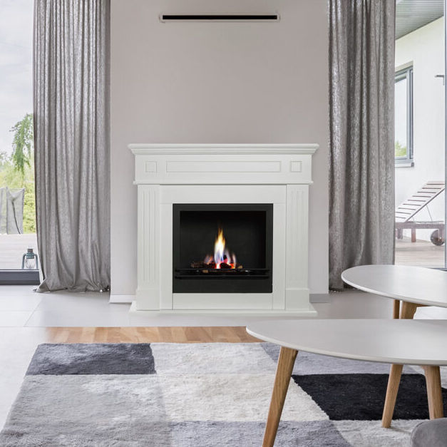 Bioethanol fireplace Cambridge Divina Fire floorstanding / traditional / open hearth