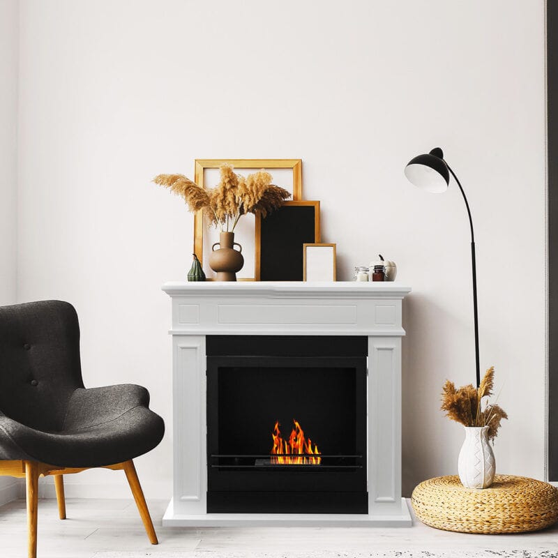 Bioethanol fireplace JEFFERSON Divina Fire floorstanding