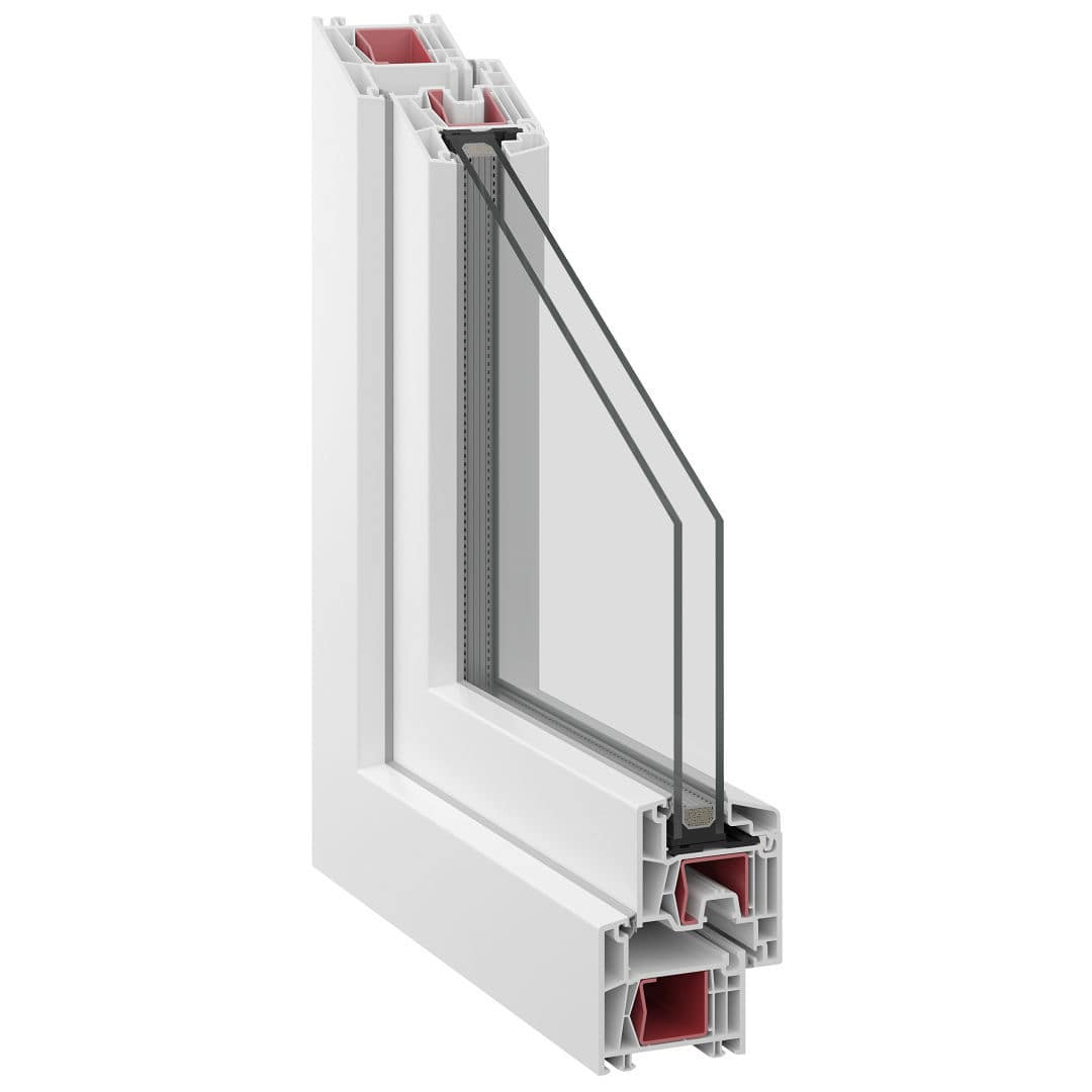 PVC-U window profile - KOMMERLING 70 - INTERPLASTGROUP - security