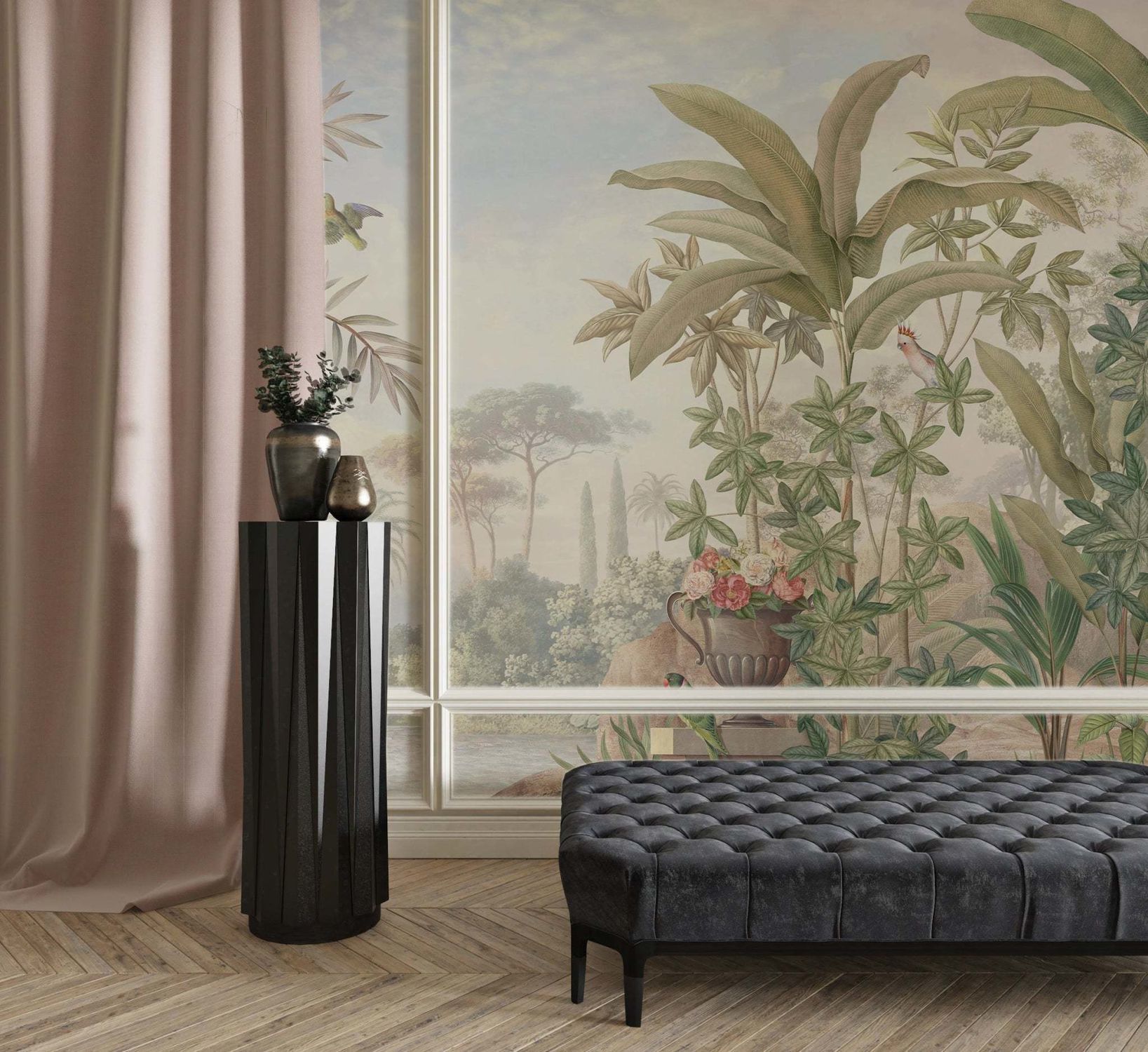 Biophilic design wallpaper - JARDIN DES DÉLICES - Kam et Leon ...