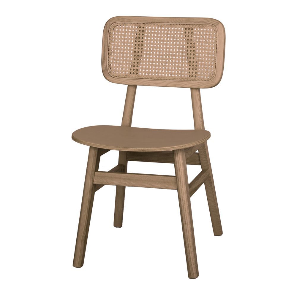 Contemporary chair HOBART MisterWils ash / plywood / rattan