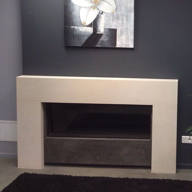 Wood Burning Fireplace Contemporary Closed Hearth Built In