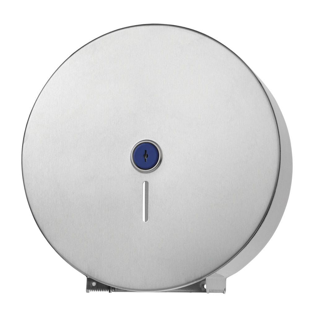 Wallmounted toilet paper dispenser 60554 PRESTO stainless steel / for public washroom