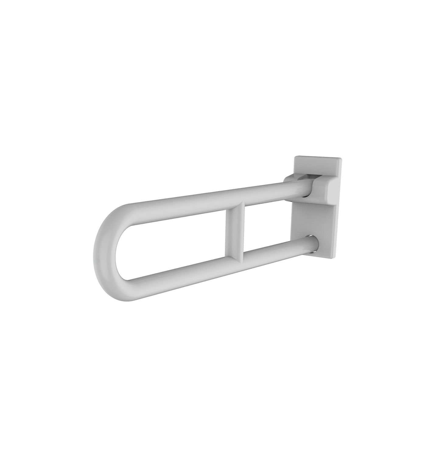 Aluminum grab bar 60809 PRESTO Ushaped / wallmounted / commercial