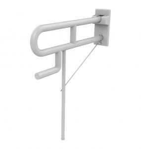 Stainless Steel Grab Bar U Shaped Floor Mounted Commercial