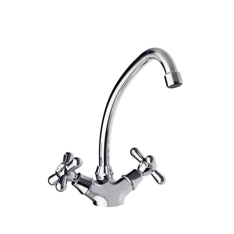 Countertop double-handle mixer tap - 3109C - RAMON SOLER - chrome ...