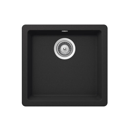 Single Bowl Kitchen Sink Composite Square Riga A880140940