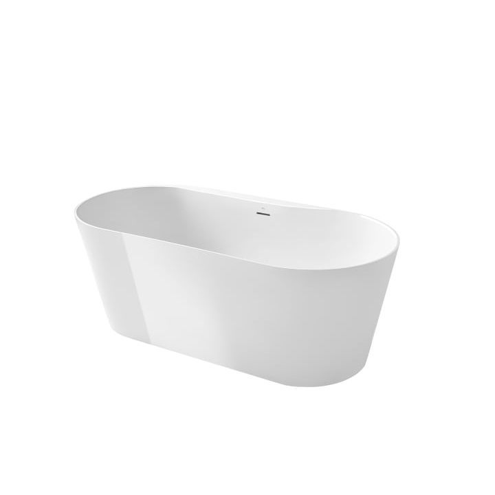Oval bathtub RAINA ROCA freestanding / for homes / contemporary