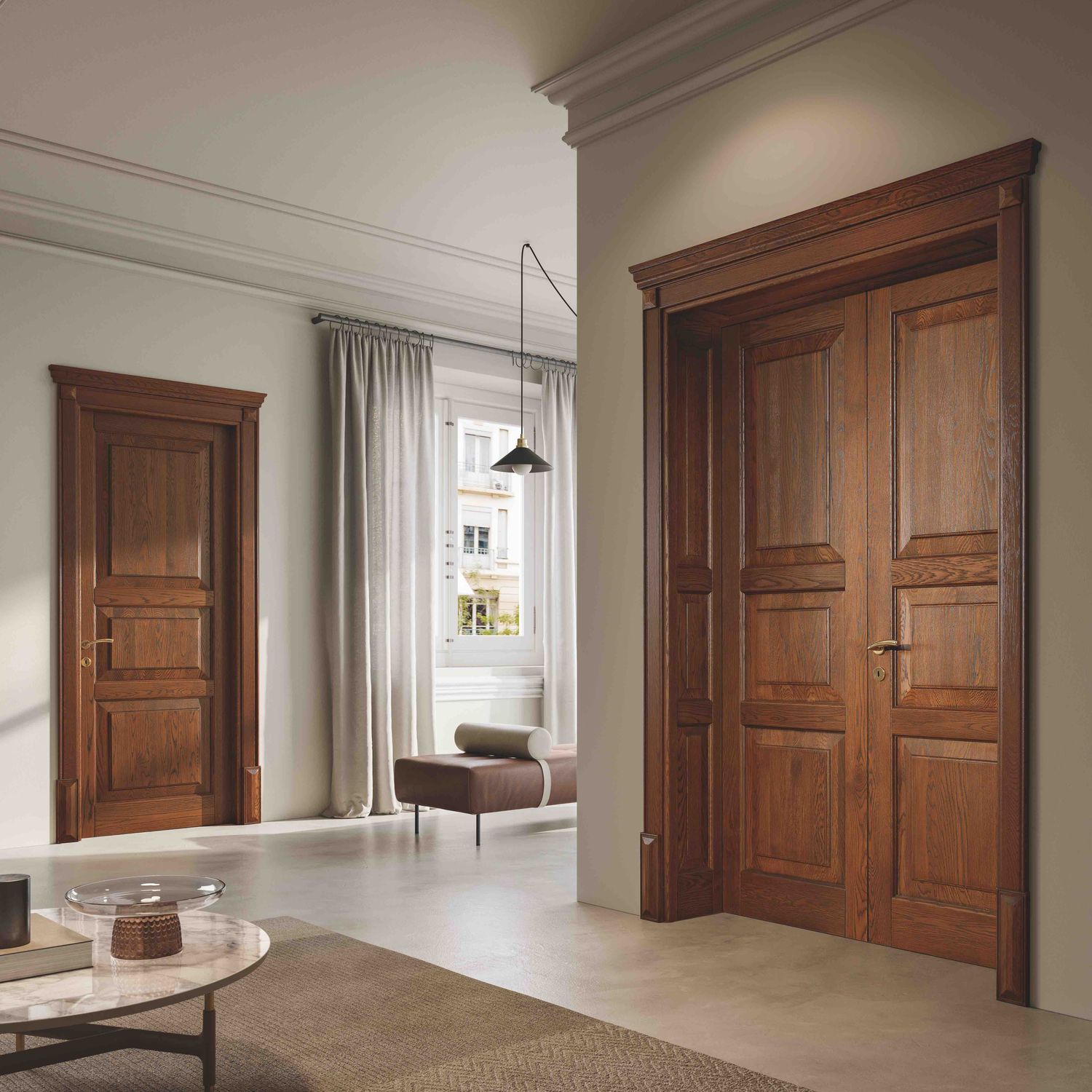 Interior door - 110eLode 3B Antique Chestnut Oak - GAROFOLI
