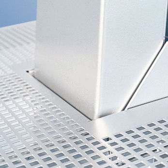 Perforated Sheet Metal Steel Aluminum For Flooring Qg