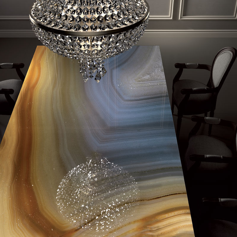 Natural stone table top PRECIOUS STONES AGATA BLUE Fiandre