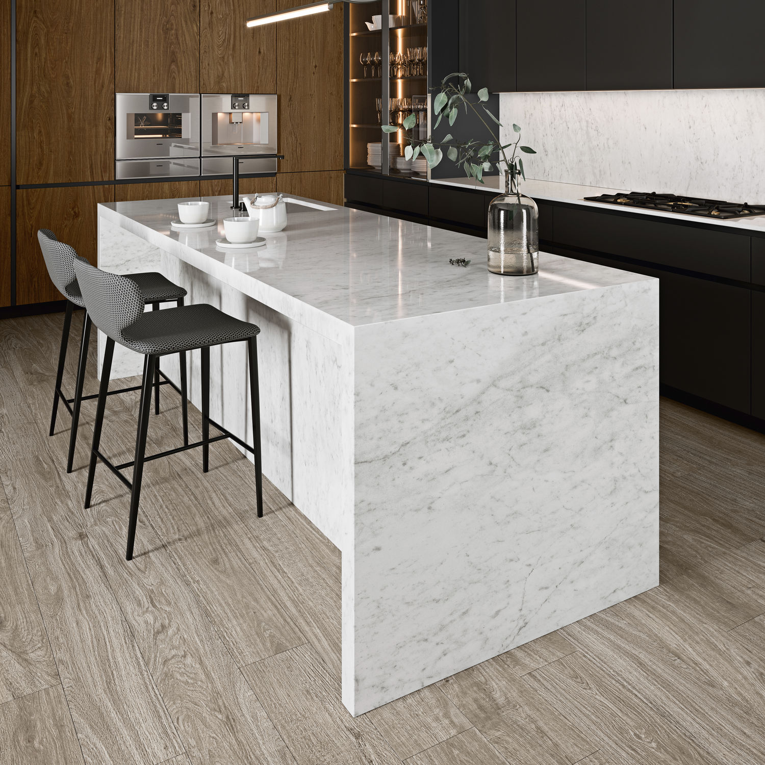 Engineered stone countertop COVERLAM TOP CARRARA GRESPANIA CERAMICA
