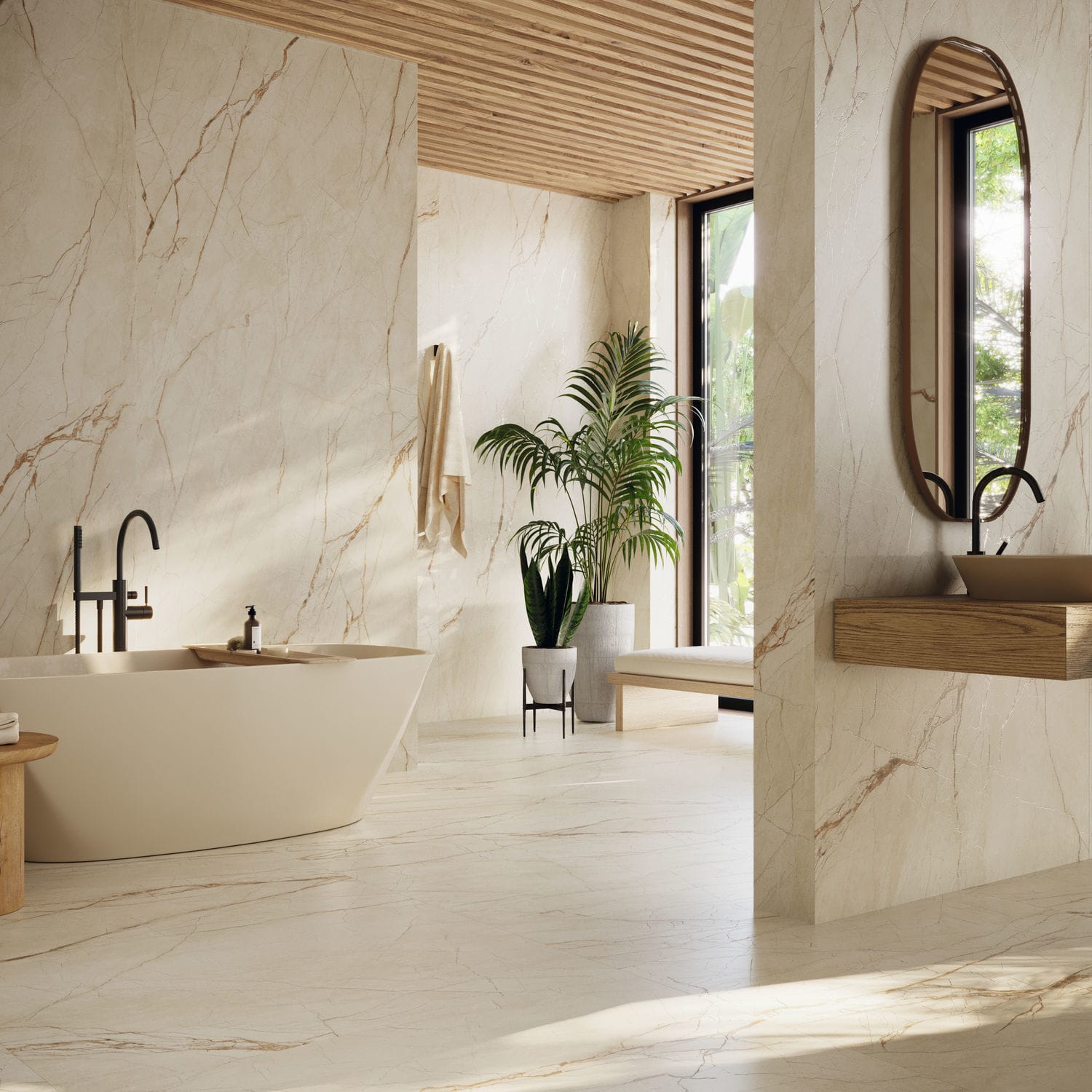 Sintered stone tile - COVERLAM CANELA ROMA - GRESPANIA CERAMICA ...