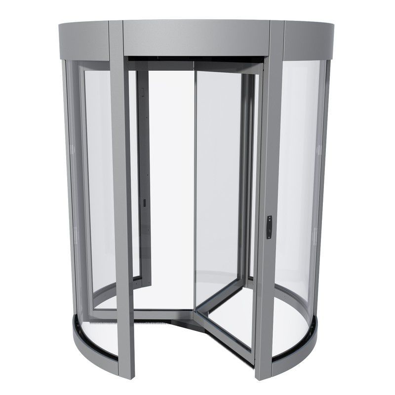 Entry door GYROSEC GUNNEBO ENTRANCE CONTROL glass / revolving