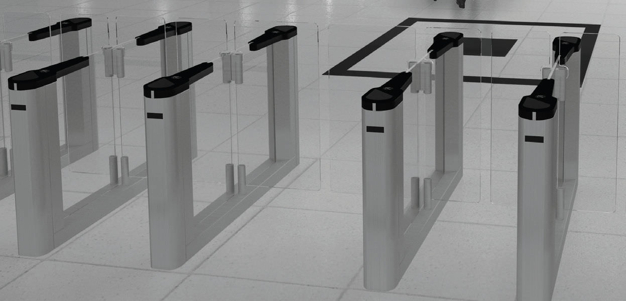 Access control speed gate SPEEDSTILE FL GUNNEBO