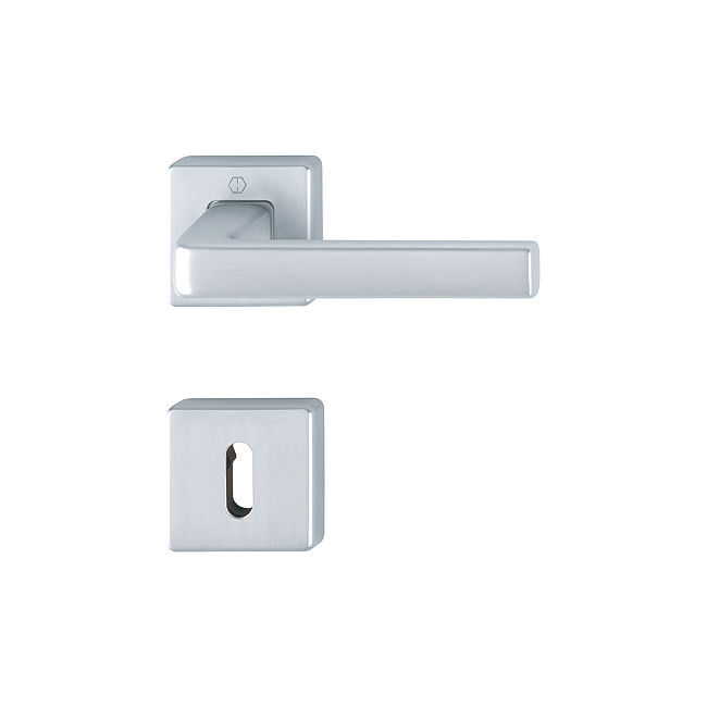 Door handle DUBLIN HOPPE aluminum / contemporary / with lock