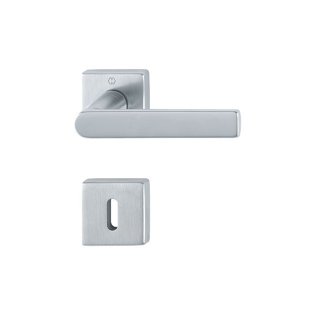 Door Handle Brass Contemporary With Lock Los Angeles Hoppe