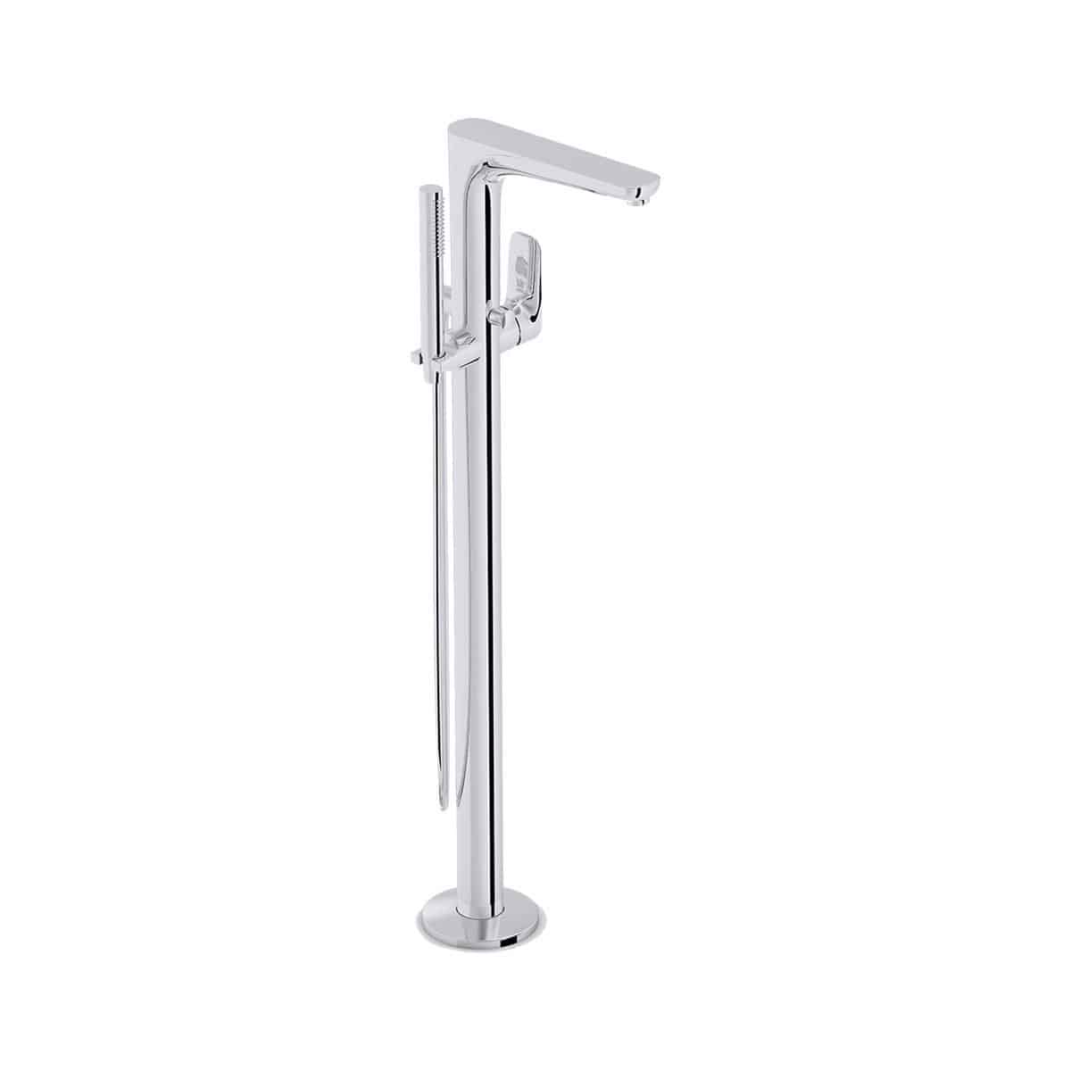 Floormounted shower set A41288EXP VitrA contemporary / with hand shower