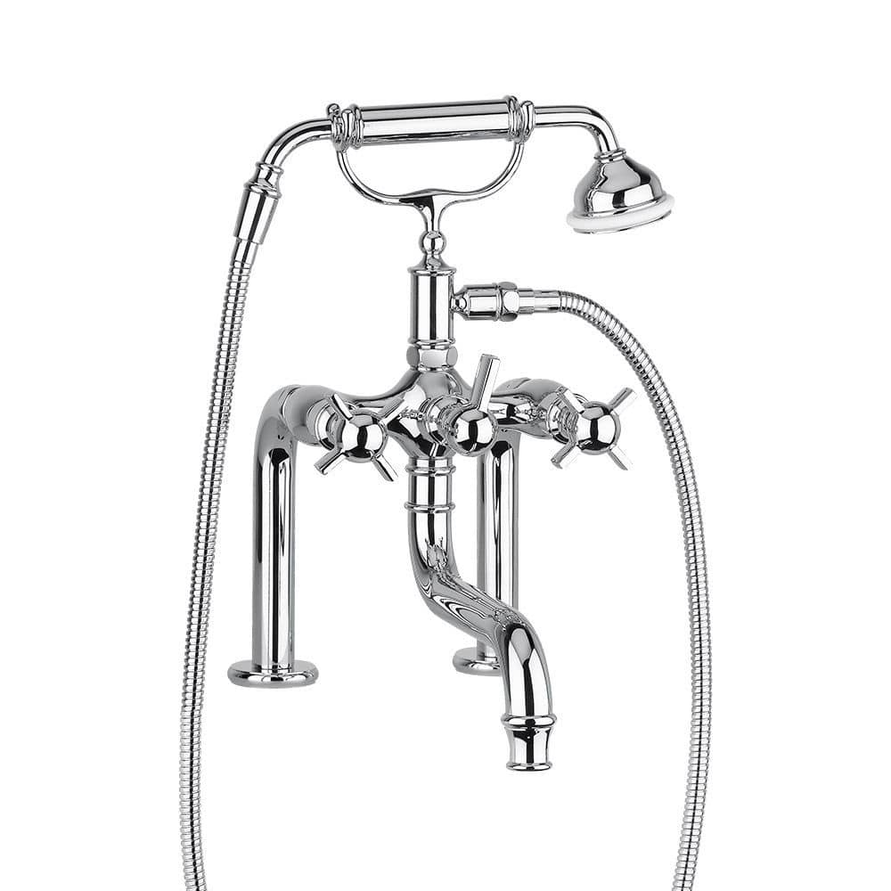 Doublehandle shower mixer tap HERITAGE VOLEVATCH for bathtubs / deck mounted / metal