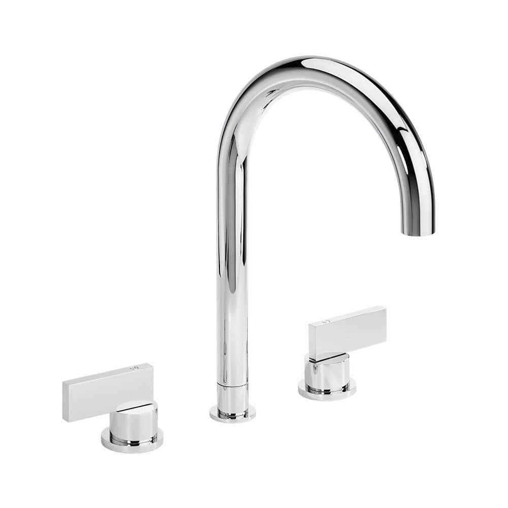 Countertop double-handle mixer tap - PIET - VOLEVATCH - metal ...